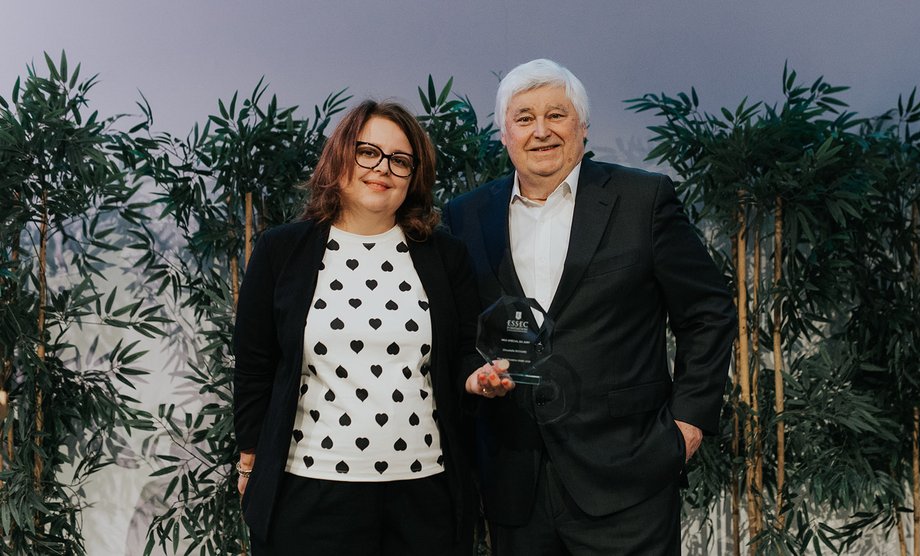 Chrystelle Richard, récompensée par la Fondation ESSEC et ses étudiants