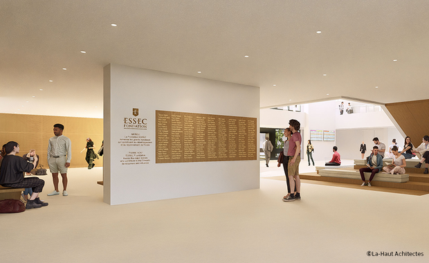 Inscrivez votre nom sur le mur des Grands Donateurs