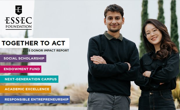 Discover the impact of the ESSEC Foundation in 2025 and its ambitions for 2026