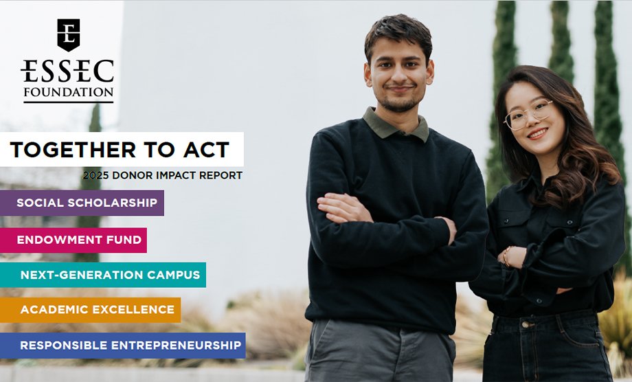 Discover the impact of the ESSEC Foundation in 2025 and its ambitions for 2026